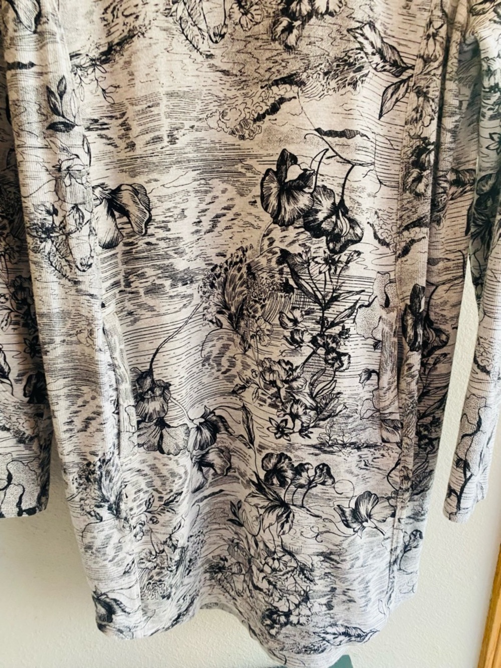 Athleta Balance Dress - Eden Floral Gray SZ Medium - Picture 8 of 8